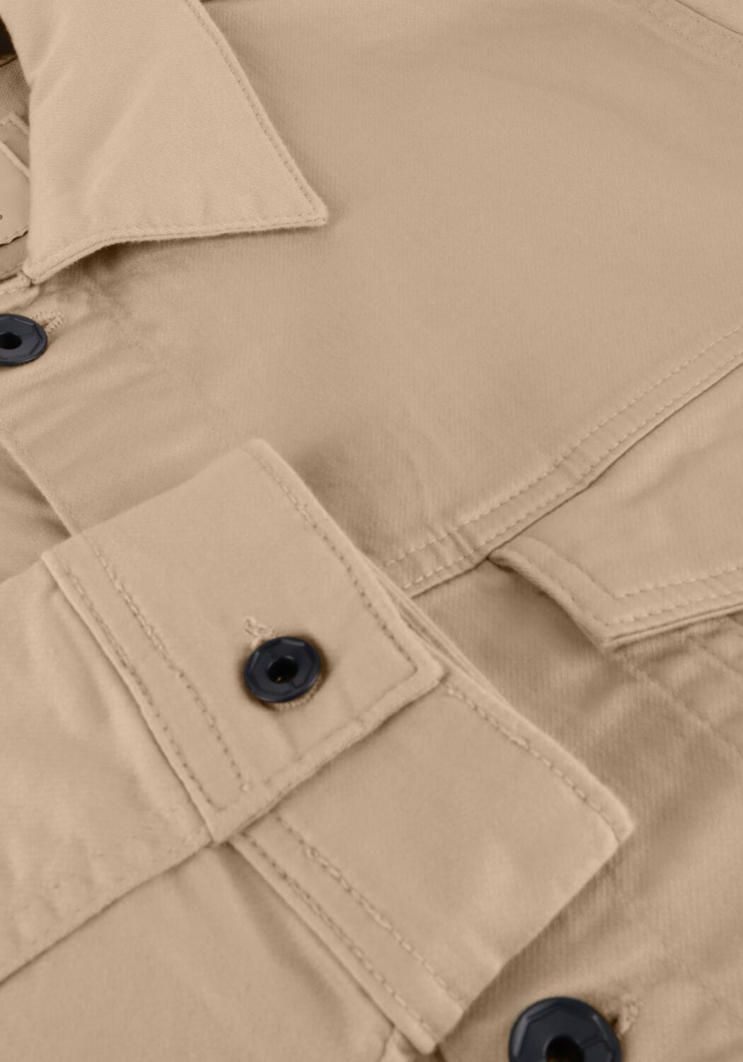 Sand DSTREZZED Jack JEANS JACKET TWILL KNIT - large