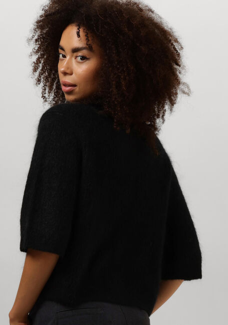 Schwarze SECOND FEMALE Strickjacke ANDRIA KNIT CARDIGAN - large