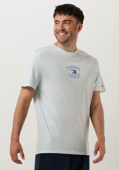 Hellblau TOMMY JEANS T-shirt TJM CLSC ARCHED LOGO TEE - large