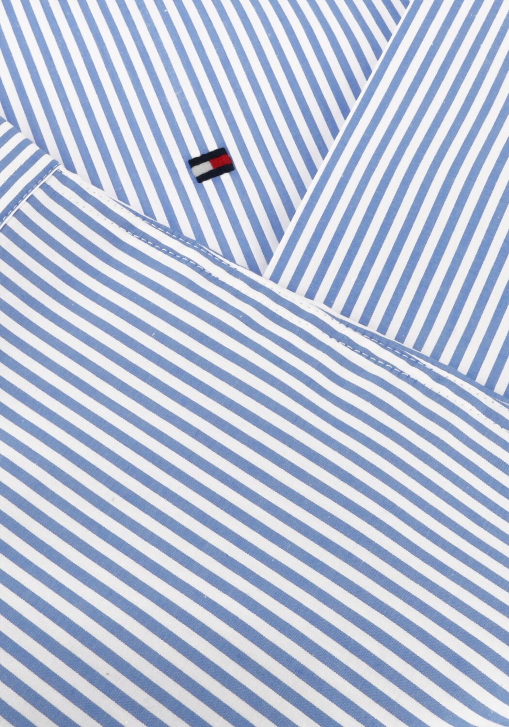 Hellblau TOMMY HILFIGER Blusen ESS POPLIN REGULAR SHIRT - large