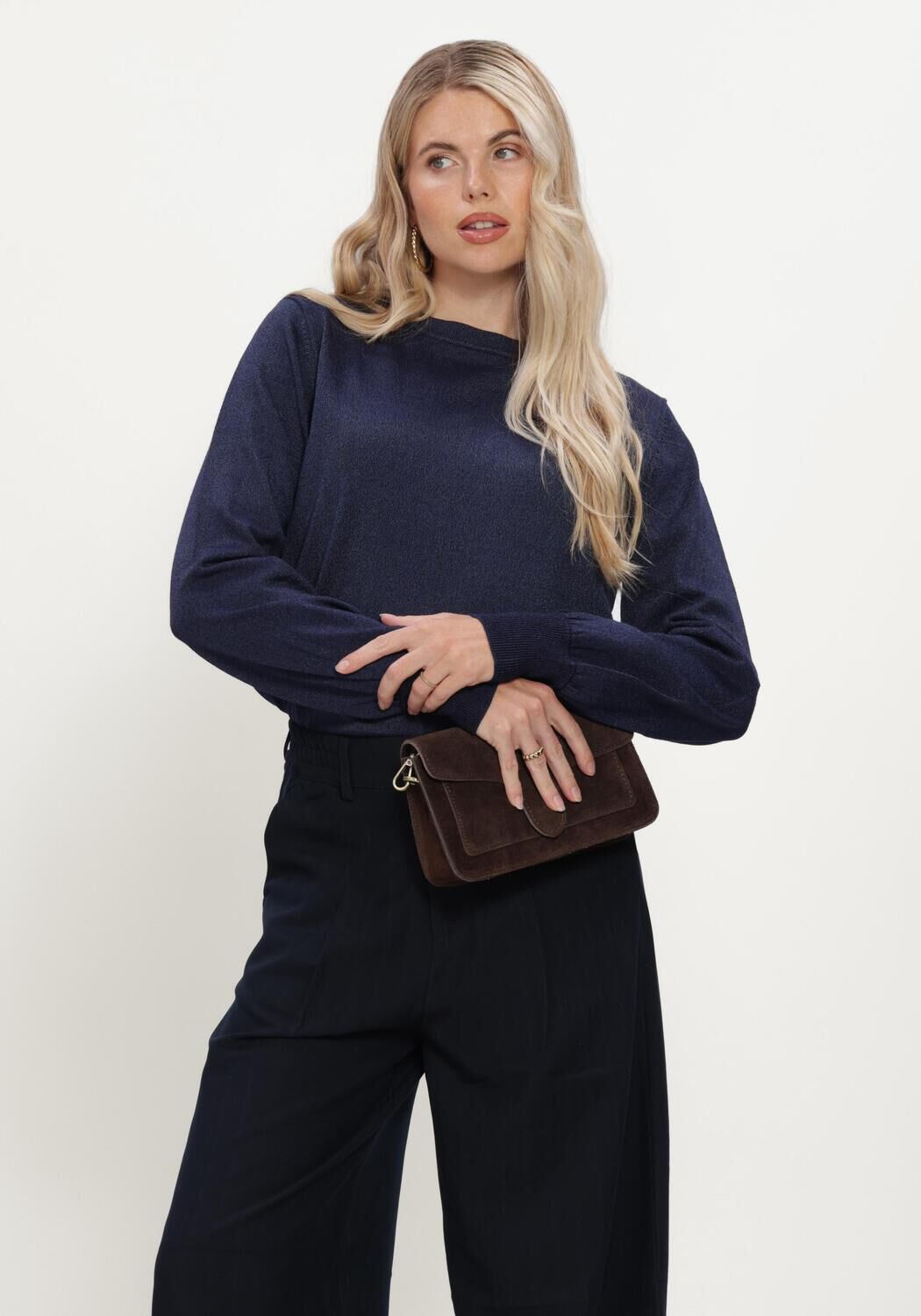 Blaue AMAYA AMSTERDAM Pullover & Cardigans JADYN KNITWEAR