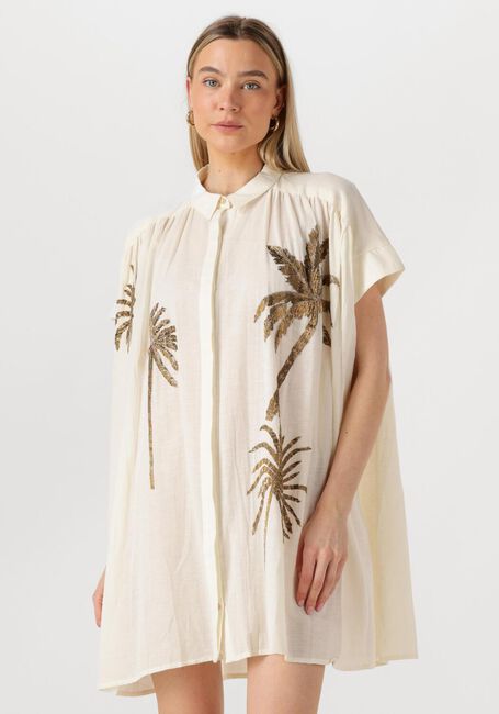 Ecru WILD Minikleid CLOVIS - large