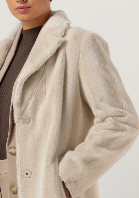 Ecru BEAUMONT Fake-Fur-Jack UNA - large