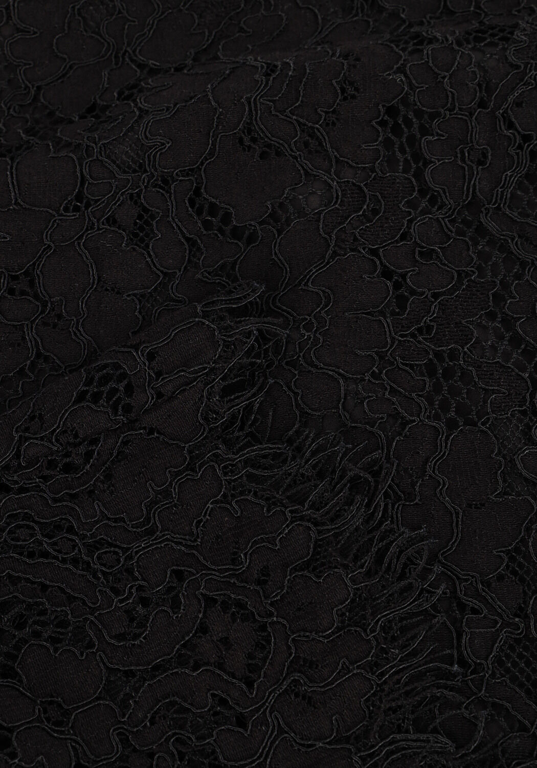 Schwarze Y.A.S. Top YASPERLA LS LACE TOP - large