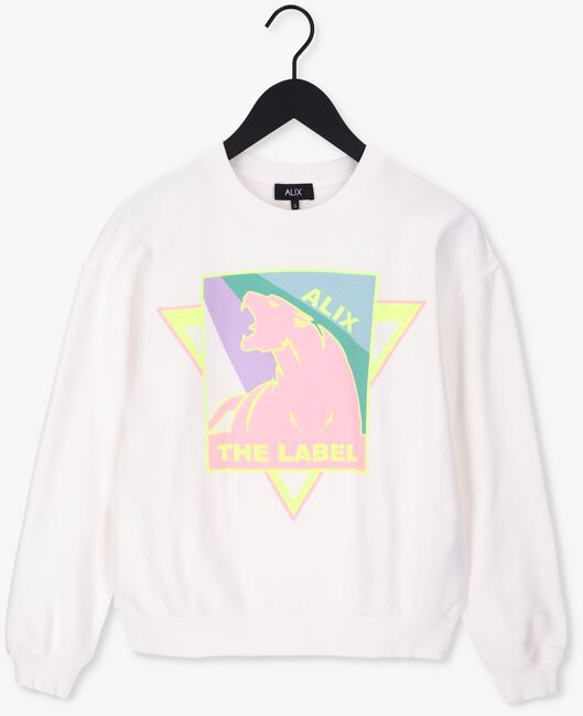Weiße ALIX THE LABEL T-shirt PASTEL PANTHER SWEATER - large