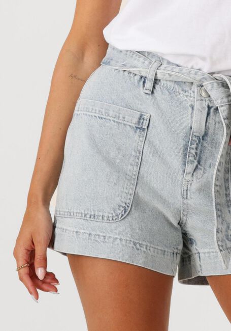 Hellblau CATWALK JUNKIE Kurze Hosen DENIM SHORT WITH ELASTIC WAISTBAND - large