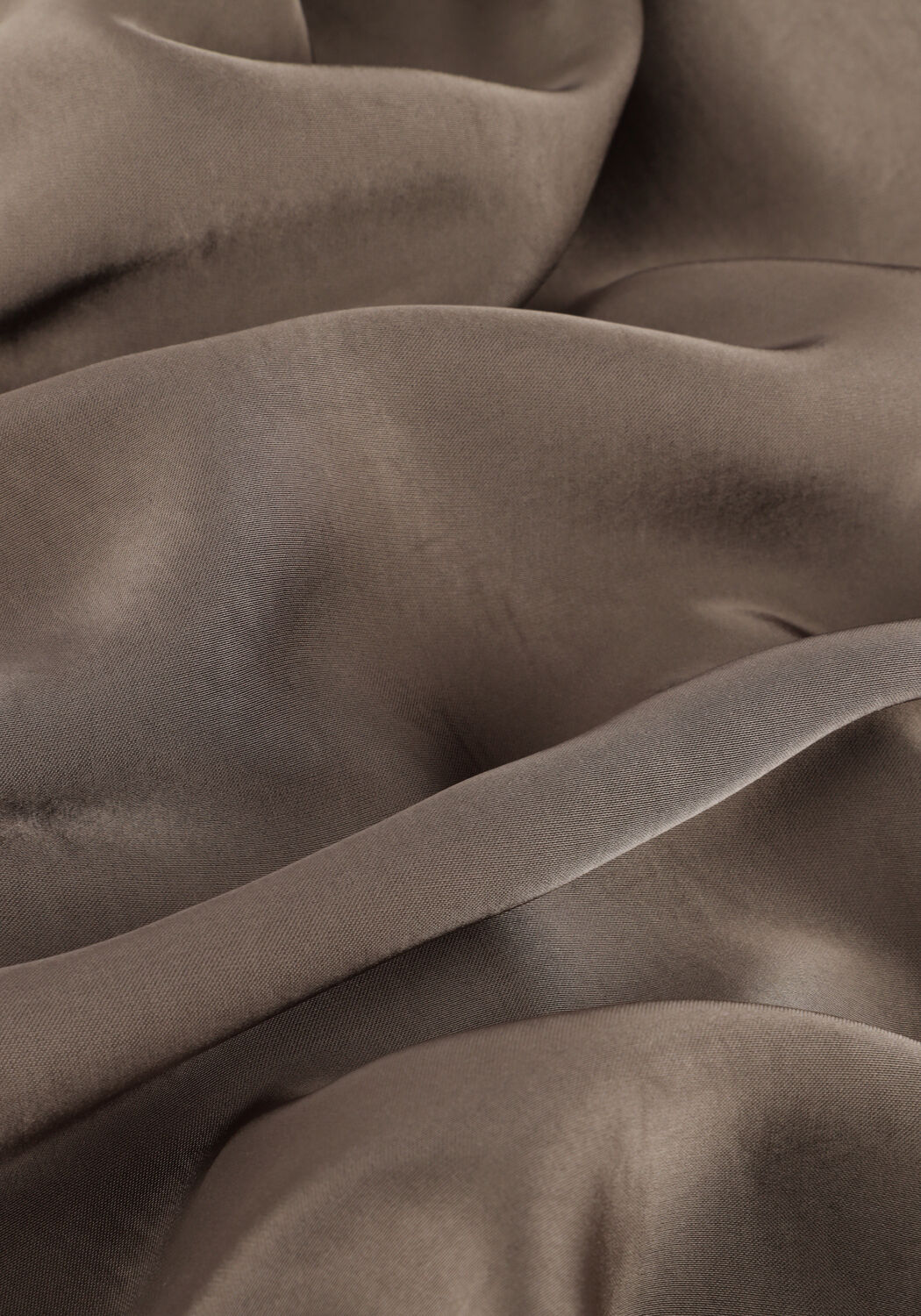 Graue NEO NOIR Maxirock VICKY HEAVY SATEEN SKIRT - large