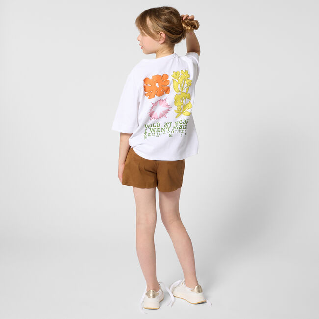 Wei&szlig;e ZADIG & VOLTAIRE T-shirt X60534 - large