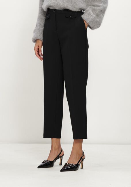 Schwarze CAMBIO Hose KRYSTAL FLAP - large