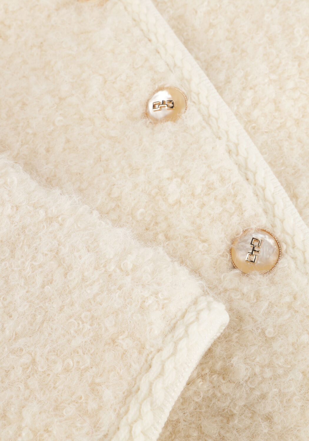 Wei&szlig;e IBANA Strickjacke CELIA - large