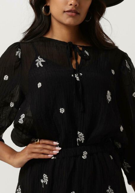 Schwarze OBJECT Top OBJALFRA 3/4 SLEEVE TOP - large