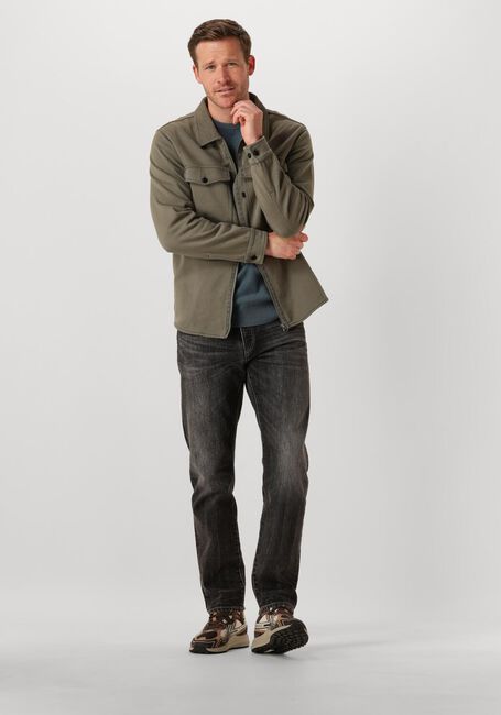 Olive BUTCHER OF BLUE Overshirt PERRY ZIP OVERSHIRT - large