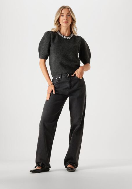 Dunkelgrau NEO NOIR Pullover MAIA STONE KNIT BLOUSE - large