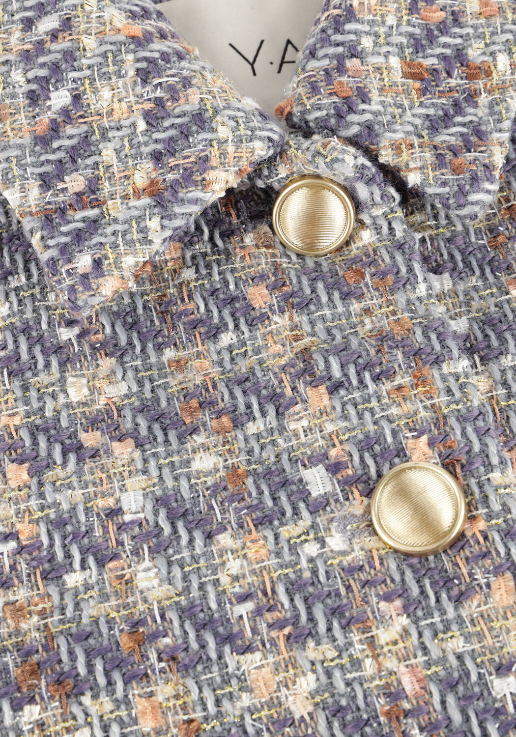 Silberne Y.A.S. Jack YASSIRAZ LS SHORT JACKET - large