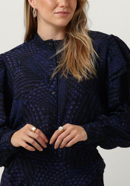 Dunkelblau ALIX THE LABEL Blusen GRAPHIC RAFFLE BLOUSE - large