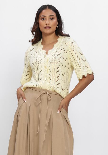 Gelbe Y.A.S. Pullover & Cardigans YASVIENNA SS KNIT CARDIGAN S. - large