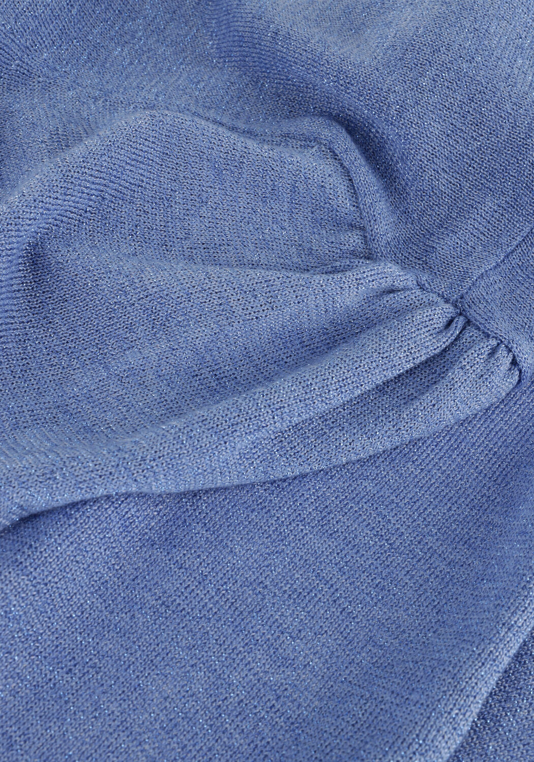 Blaue MINUS Pullover MERSIN METALLIC KNIT T-SHIRT - large