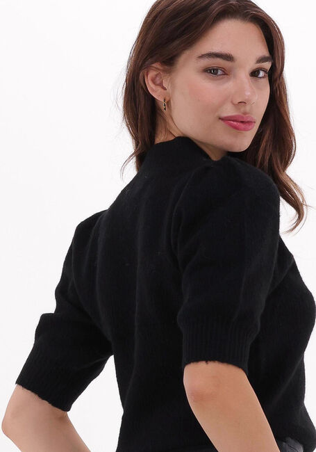 Schwarze NEO NOIR Strickjacke MARS KNIT CARDIGAN - large