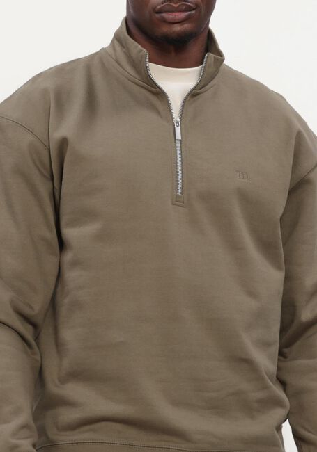 Khaki MACED Sweatshirt M-ALVIN - large
