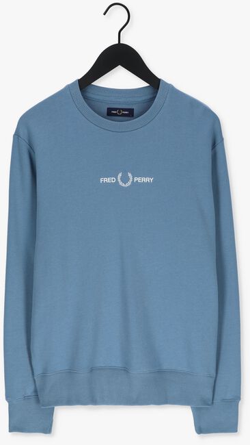 Hellblau FRED PERRY Sweatshirt EMBRIODERED SWEATSHIRT - large