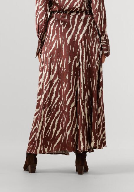 Braune ROUGE EDIT Midirock ROUSHIANA HW PRINTED MIDI SKIRT - large