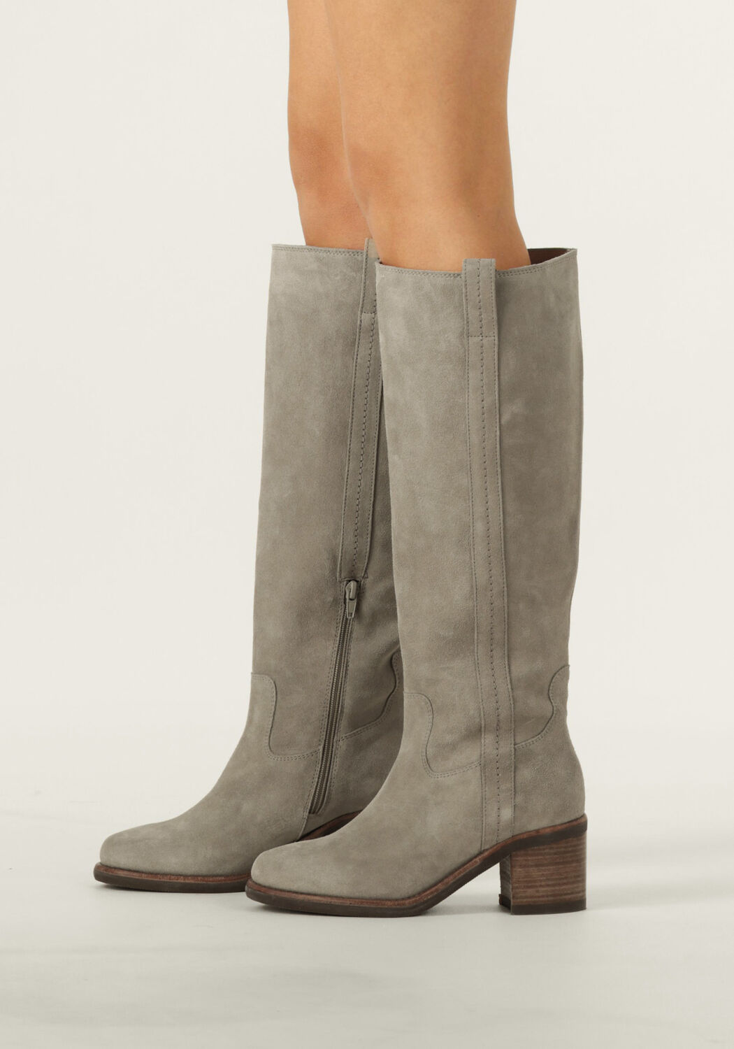 Graue VIA VAI Hohe Stiefel FLO HELEN - large