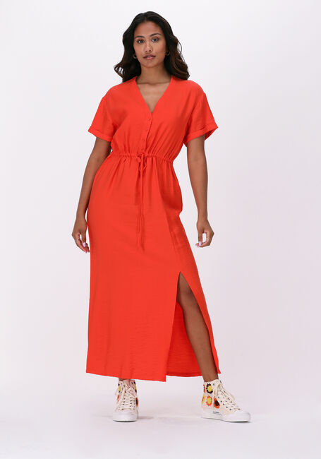 Orangene ANOTHER LABEL Maxikleid ROSE DRESS - large