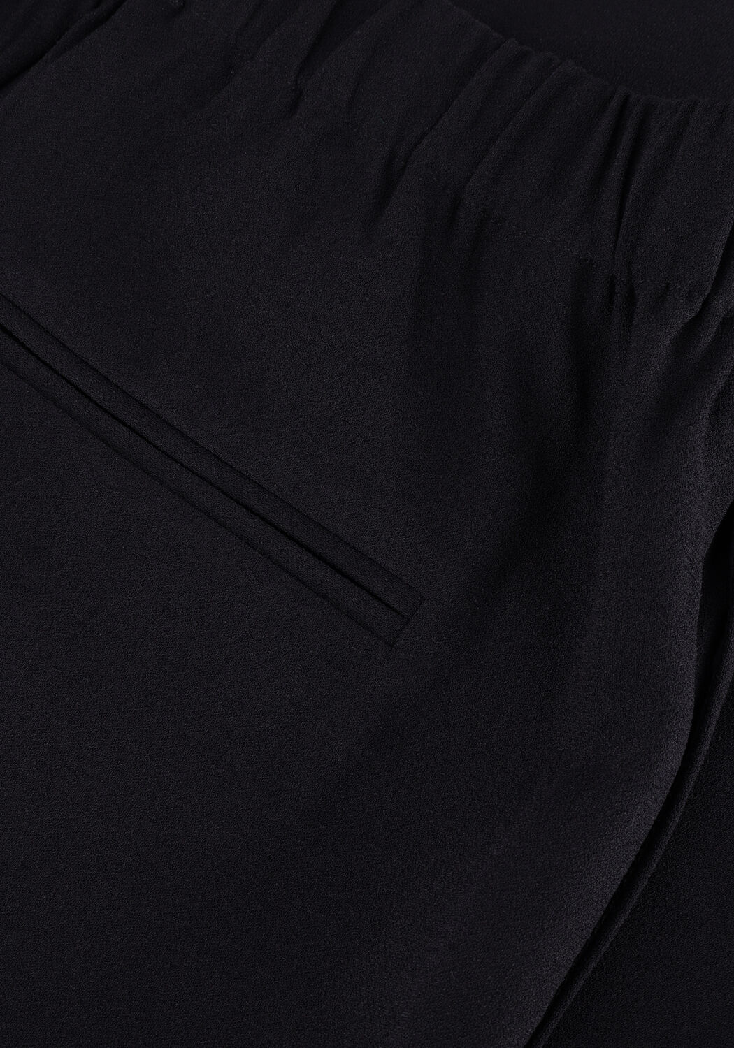 Schwarze SELECTED WOMEN Weite Hose TINNI-RELAXED MW WIDE PANT B - large