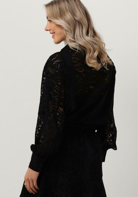 Schwarze ALIX THE LABEL Blusen LADIES KNITTED HEAVY LACE BLOUSE - large