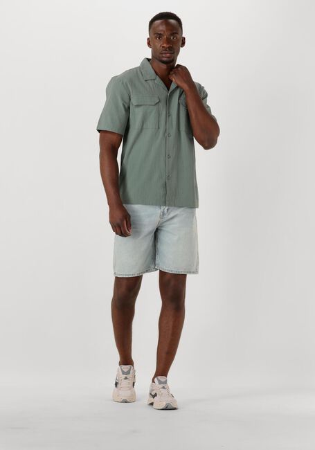 Hellblau PURE PATH Kurze Hosen THE OWEN REGULAR FIT DENIM SHORTS - large