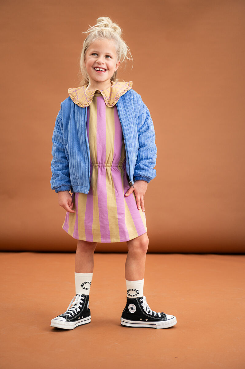 Rosane Sproet & Sprout Minikleid SKATER DRESS BLOCK STRIPE - large