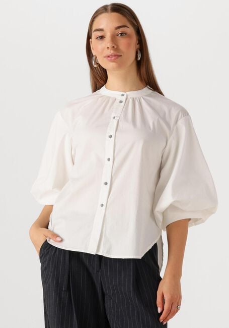 Weiße SUMMUM Blusen BLOUSE COTTON STRETCH - large