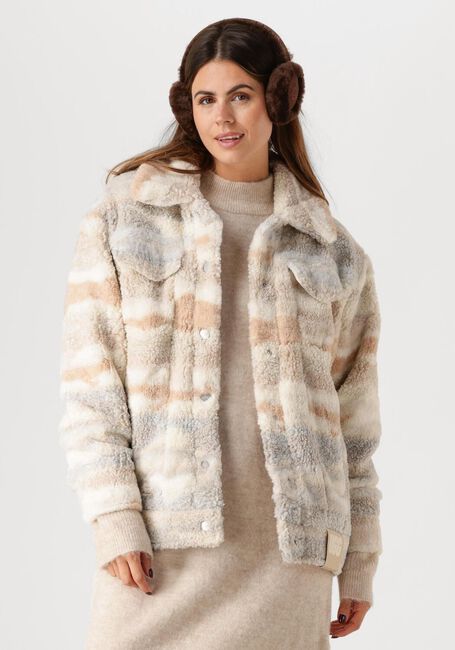 Camelfarbene UGG Jacken FRANKIE UGGFLUFF JACKET TOPA - large