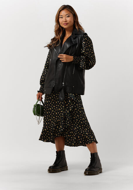 Schwarze NEO NOIR Midikleid EVA PRECIOUS ROSE DRESS - large