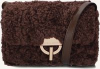 Braune VANESSA BRUNO Umhängetasche MOON 0533 Braune VANESSA BRUNO Umhängetasche MOON 0533 - medium