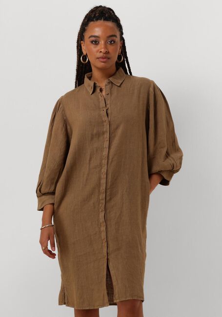 Braune PENN & INK Midikleid DRESS - large