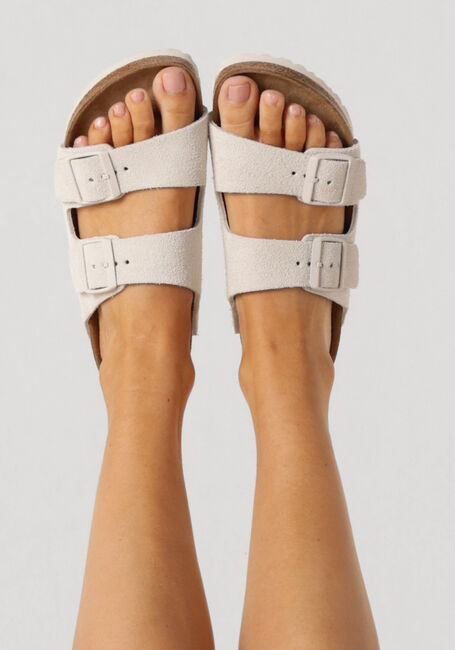 Weiße BIRKENSTOCK Pantolette ARIZONA DAMES - large
