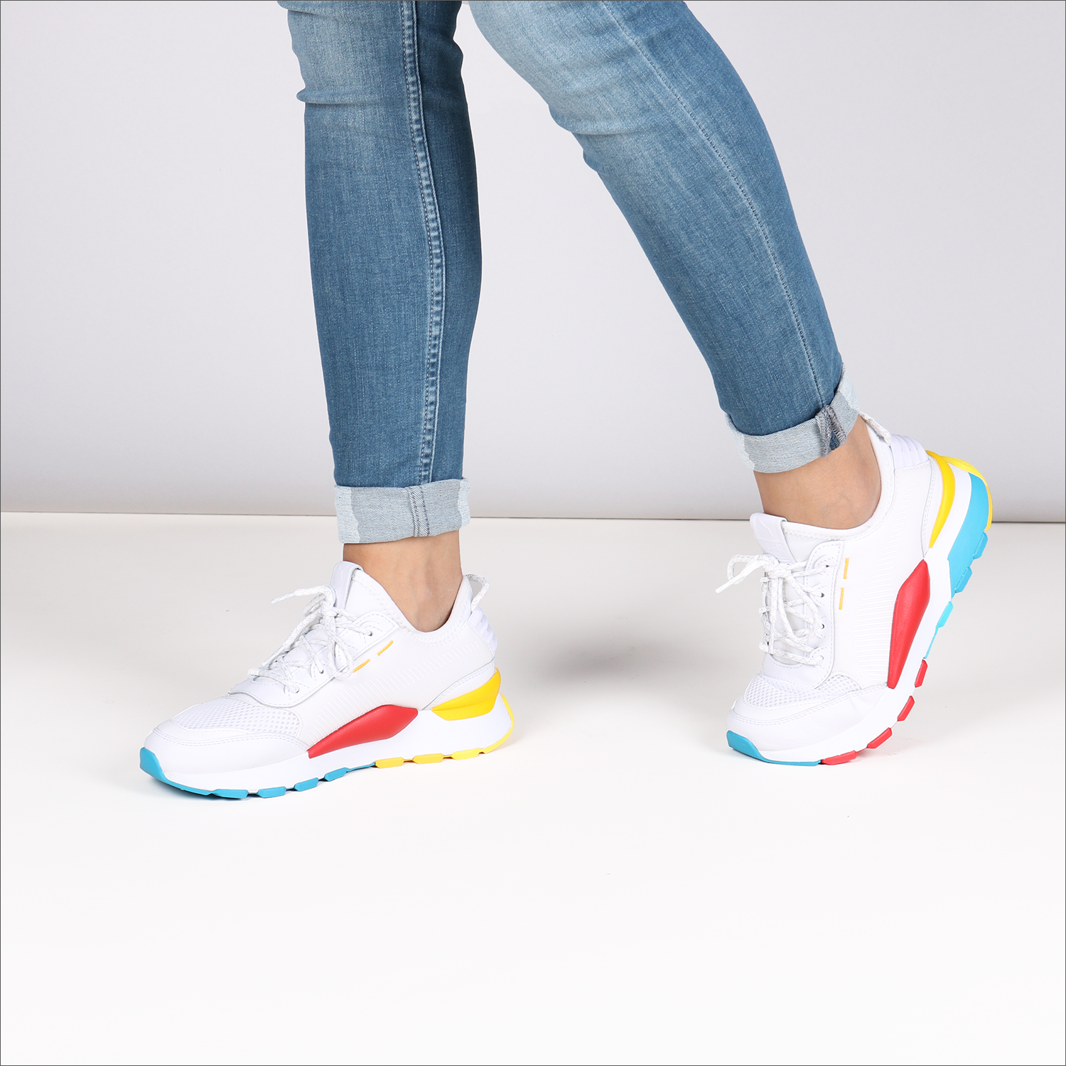 Omoda Dames Lage sneakers Kate Wit - Schoenen.nl