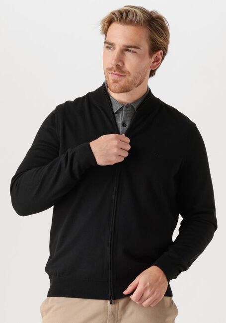 Schwarze BOSS BLACK Strickjacke BALONSO-L - large