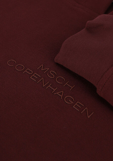 Bordeaux MSCH COPENHAGEN Sweatshirt IMA DS LOGO HOOD SWEATSHIRT - large