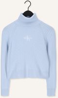Hellblau CALVIN KLEIN Rollkragenpullover MONOGRAM EMBROIDERY ROLL NECK Hellblau CALVIN KLEIN Rollkragenpullover MONOGRAM EMBROIDERY ROLL NECK - medium