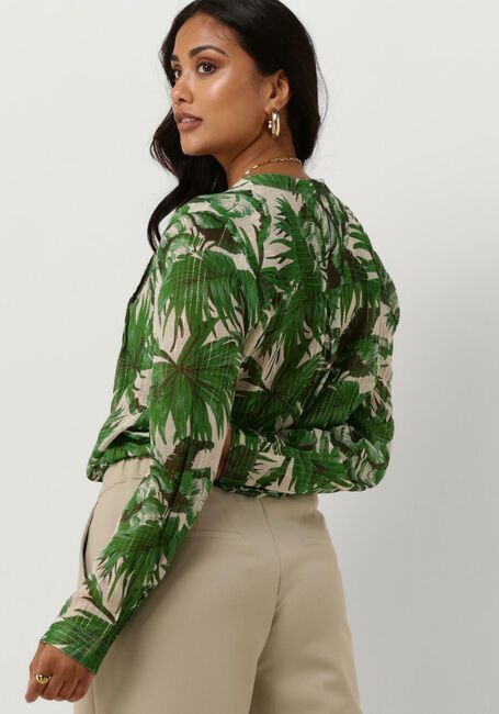 Grüne LOLLYS LAUNDRY Blusen HELENALL SHIRT LS - large