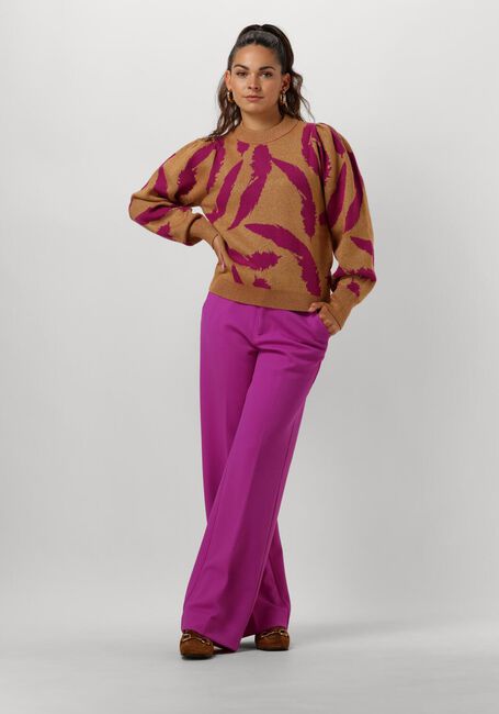 Braune POM AMSTERDAM Pullover PULLOVER - FEATHERS SPARKLE - large