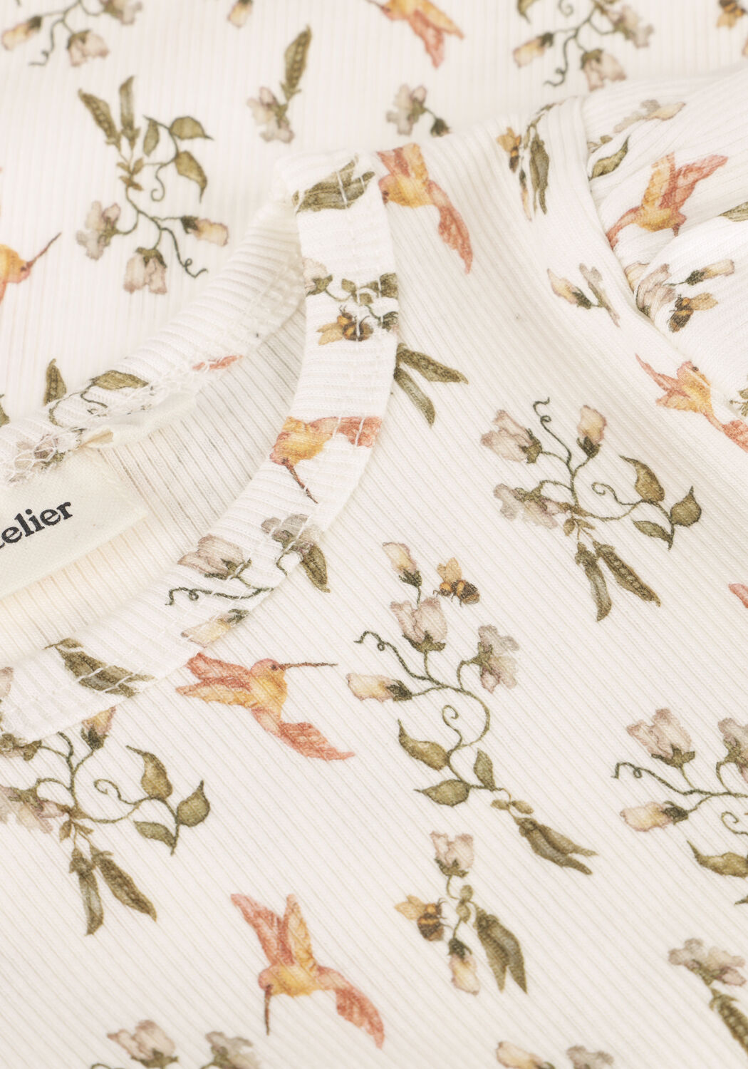 Wei&szlig;e LIL' ATELIER T-shirt NMFLAVO EVO SS SLIM TOP LIL - large