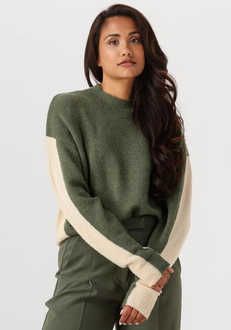 Dunkelgrün ANOTHER LABEL Pullover EMILY KNITTED PULL L/S - large
