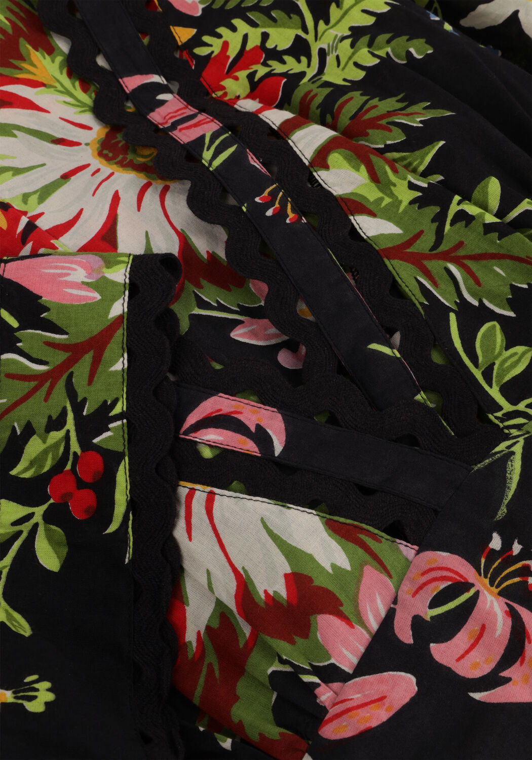 Mehrfarbige/Bunte ANTIK BATIK Maxikleid LISA LONG DRESS - large