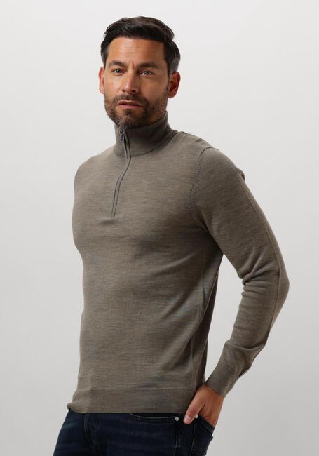 Grüne PROFUOMO Pullover PULLOVER HALF ZIP - large
