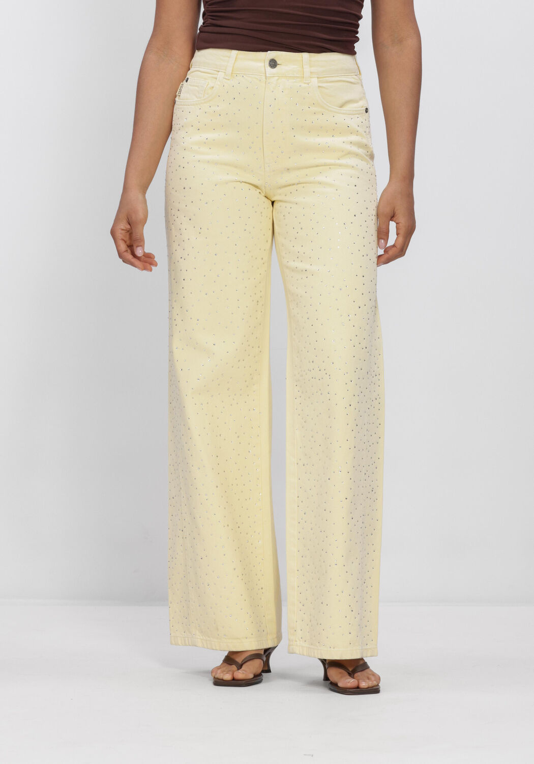 Gelbe HARPER & YVE Wide jeans MAYRA-PA - large