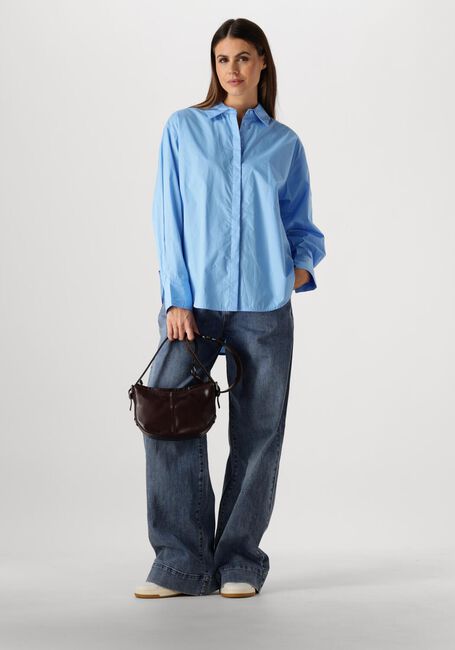 Blaue COPENHAGEN MUSE Blusen CMPOPLIN-SHIRT - large