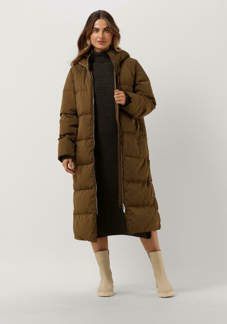Olive Y.A.S. Wattierte Jack YASPUFFA LONG DOWN COAT - large